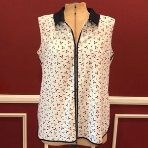 NWT Tommy Hilfiger Sleeveless Blouse - Size  Med